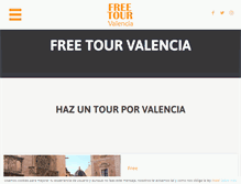 Tablet Screenshot of freetourvalencia.com